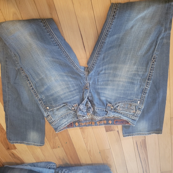 Rock Revival Light Blue Straight Leg - Picture 4 of 4